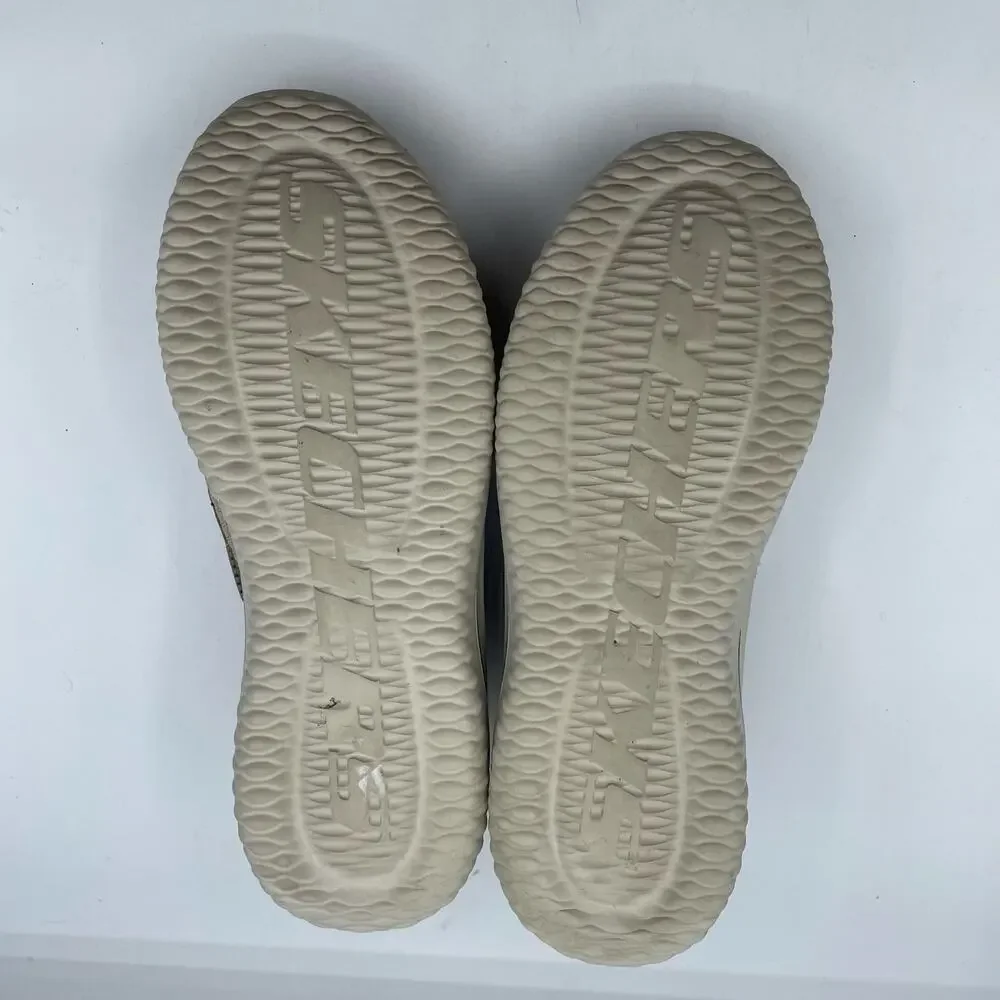 Skechers Knit Slip-Ins Garza Gervin Boat Sneaker Taupe Mens 7.5